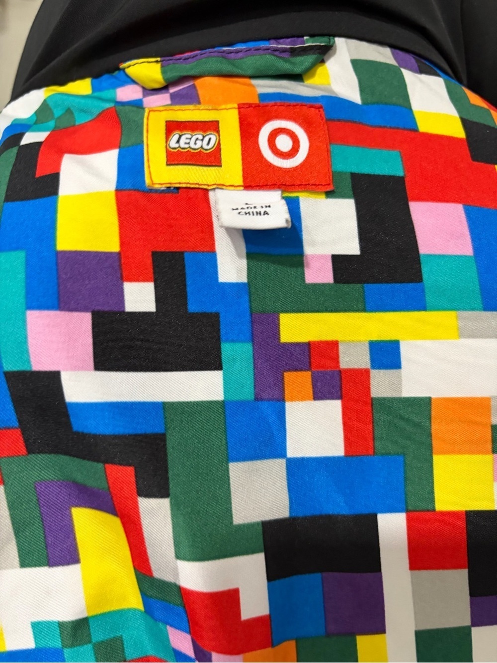 Lego Collection Colorful Geometric Puffer Jacket - Multicolor - Picture 5 of 7
